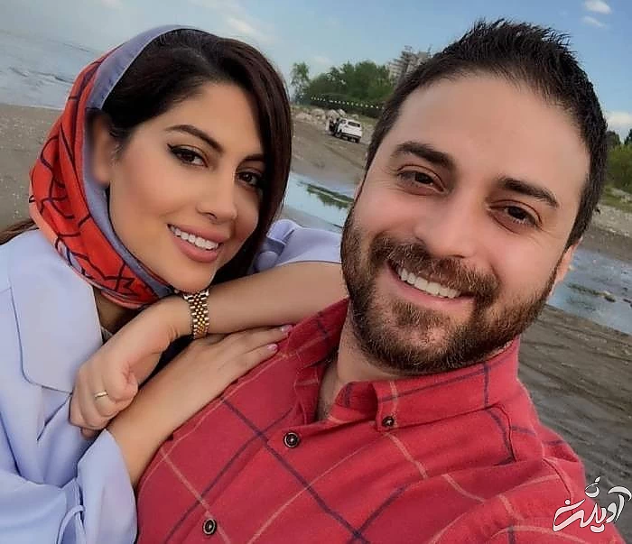 ازدواج بابک جهانبخش با پریا پرتوی فرد بابک جهانبخش و همسرش